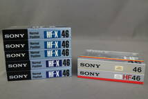 SONY ソニー カセットテープ HF46 HF-X46 TYPEⅠ ノーマルポジション 未使用 未開封 7本_画像1