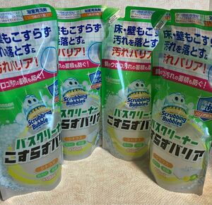 【新品】ジョンソン スクラビングバブル バスクリーナー こすらずバリア シトラス つめかえ用 450ml 浴室用洗剤