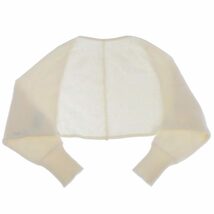 美品 FOXEY フォクシー カシミヤ シルク KNIT BOLERO 〓〓MUGUET〓〓 カーディガン レディース 白 ホワイト 43180_画像3