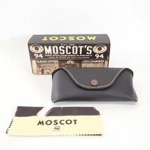 【1円/美品】 MOSCOT モスコット ブラック MILTZEN ラウンドボストン メガネ 眼鏡 46□22-145_画像8