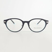 【1円】 TIFFANY&Co. ティファニー TF-2218-D メガネ 眼鏡 50□18 ブルー/ブラック_画像2