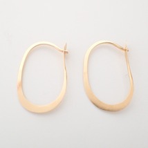 Melissa Joy Manning メリッサ ジョイ マニング K14YG MJM1-005 Small Oval Hoops スモールオーバル ピアス レディース_画像2