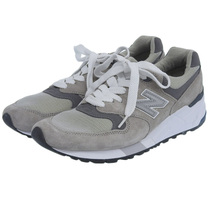 未使用 New Balance ニューバランス スニーカー シューズ メンズ グレー 26cm D USA製 M999CGL_画像2