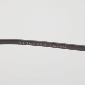 【美品】MASUNAGA 増永眼鏡 GMS-196T オーバル メガネフレーム 眼鏡 46□21-150の画像5