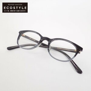 【美品】KANEKO OPTICAL 金子眼鏡 KA-07 GYH ACETATE ウェリントン メガネフレーム 眼鏡 52□21-145