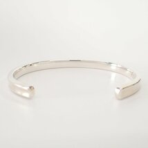 【美品】TIFFANY&Co. ティファニー ティファニー1837 Ag925 カフ シルバー ナロー バングル_画像4