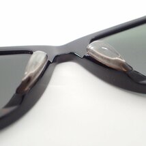 【美品】Ray-Ban レイバン RB2140-F 901 WAYFARER ウェイファーラー サングラス 52□22_画像7