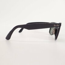 【美品】Ray-Ban レイバン RB2140-F 901 WAYFARER ウェイファーラー サングラス 52□22_画像3