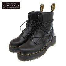 新品同様 Dr.Martens ドクターマーチン ジャリック II センタージップ レザー ブーツ メンズ ブラック 42 27662001_画像1