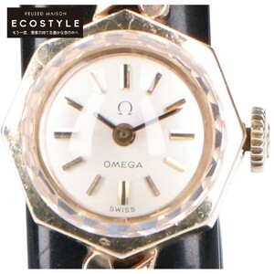 OMEGA オメガ 14KGOLD刻印 オクタゴンケース アンティーク 手巻き 腕時計 ゴールド