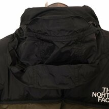 THE NORTH FACE ノースフェイス カーキ×ブラック ND92335 ヌプシジャケット カーキ S ジャケット ナイロン メンズ 中古_画像7