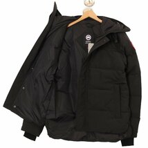 CANADA GOOSE カナダグース 3804M ブラック マクミランパーカー ダウンジャケット ブラック M コート ポリエステル メンズ 中古_画像5