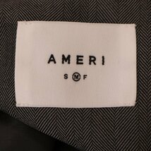 AMERI アメリ グレー 2WAY HERRINGBONE JACKET DRESS グレー M ワンピース ポリエステル レディース 中古_画像6