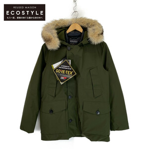 WOOLRICH ウールリッチ カーキ ゴアテックス アノラック パーカー XS コート ポリエステル メンズ 中古