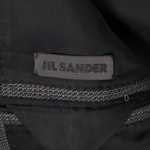 JIL SANDER ジルサンダー グレー 16年 シングル 2B スーツ グレー R48 スーツ ウール メンズ 中古_画像8