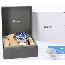 美品 SEIKO セイコー SBDY019 4R35 PROSPEX プロスペックス Save the Ocean Special Edition 自動巻き 腕時計 シルバー メンズ_画像8