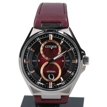 新品同様 CITIZEN シチズン BU0060-17W 8730 ACT Line ATTESA アテッサ トリプルカレンダー ムーンフェイズ エコ・ドライブ 腕時計_画像3