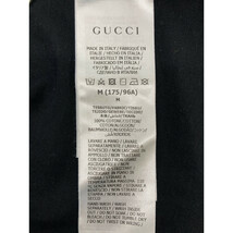 GUCCI グッチ ブラック 493117 インターロッキング Tシャツ ブラック M トップス コットン メンズ 中古_画像5