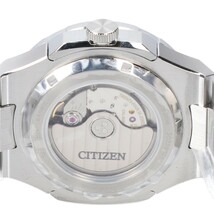 新品未使用/ CITIZEN シチズン NB6030-59L シリーズ8 880メカニカル GMT機能搭載 シースルーバック 腕時計 シルバー メンズ_画像7