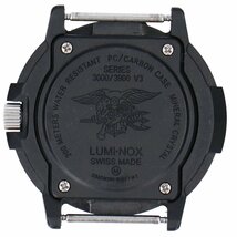 1円 LUMINOX ルミノックス 3000/3900 ORIGINAL NAVY SEAL 3000 SERIES Ref.3001 ネイビー シールズ デイト クォーツ ベルト欠品_画像2