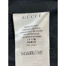 美品/国内正規 GUCCI グッチ 473850 ZJZ36 シェリーライン GGパールボタン フード付 キルティング コート 36 ネイビー レディース_画像6