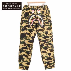 A BATHING APE アベイシングエイプ 001PTG201002X 1ST CAMO GORE-TEX SHARK PANT ベージュ系 L ボトムス ポリエステル メンズ 中古