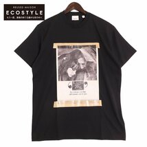 BURBERRY バーバリー 8009974 黒 アーカイブキャンペーンプリントTシャツ ブラック XS トップス コットン メンズ 中古_画像1