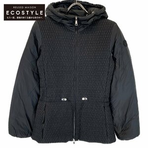 美品/国内正規/22年製 MONCLER モンクレール CESTREDE JACKET フーディダウン ジャケット 00 ブラック レディース