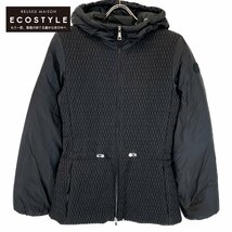 美品/国内正規/22年製 MONCLER モンクレール CESTREDE JACKET フーディダウン ジャケット 00 ブラック レディース_画像1