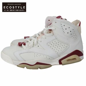 NIKE ナイキ 384664-116 AIR JORDAN 6 RETRO エアジョーダン6 レトロ ハイカットスニーカー/ シューズ 30 OFF WHITE/NEW MAROON メンズ