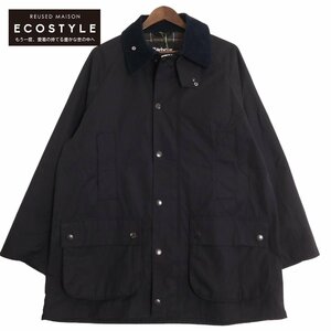 Barbour バブアー ×GLR ネイビー 241MCAS116 オーバーサイズ ビューフォート ネイビー 40 コート コットン メンズ 中古