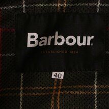 Barbour バブアー ×GLR ネイビー 241MCAS116 オーバーサイズ ビューフォート ネイビー 40 コート コットン メンズ 中古_画像8