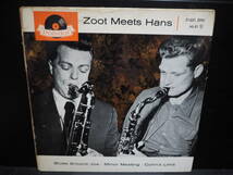 激レア　オリジナル　７インチ３枚Zoot Meets Hans polydor Germany　　Stan Getz レコード駄目です Miles Davis　２曲目のみ聞けます_画像1