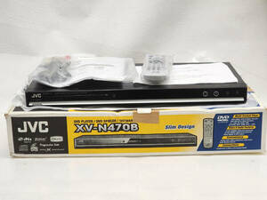 R60322　未使用　JVC　DVDプレーヤー　XV-N470B　コンセントが海外仕様
