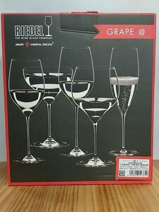 RIEDEL☆シャンパングラス ペアセット 285ml グレープ@リーデル シャンパーニュ 285ml 6404/28 GRAPE @ ヴェリタス シリーズ【未使用】