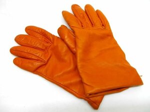★Sermoneta gloves◎セルモネータグローブス/レザー/手袋/グローブ/オレンジ