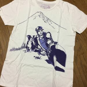 Jojo T -Frish Iggy Jotaro Mt. Fuji Limited 3 -я часть Hirohiko Araki Original Painting Выставка Jojo Выставка Stardust Close Close