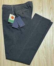 インコテックス INCOTEX REGULAR FIT DOESKIN HIGH COMFORT 50 チャコール 新品 春夏_画像1