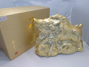 【限定品】　幸泉作　琉球　泡盛　多良川　ゴールド　干支　2006年　亥年　イノシシ　30度　720ml　未開栓　古酒　箱付