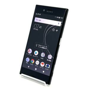 液晶美品 Xperia XZs SOV35 ブラック au SIMロック解除済み 白ロム スマホ本体 送料無料 Y26MR