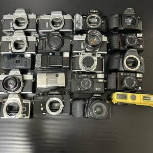 フィルムカメラまとめ MINOLTA KONICA ミノルタ コニカ α303si α3xi XE SRT101 SRT SR-1 X-7 (動作未確認 中古品 )