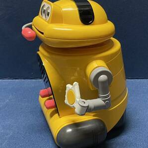 当時物 レア トミー おしゃべり ラジオロボ しゃべろく イエロー ロボット TOMY SHABEROKU IC RADIO ROBOT 昭和レトロ オムニボット 黄色の画像4