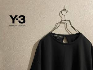 ◯ Y-3 Yohji Yamamoto アシンメトリー カットソー / ヨウジヤマモト ドロップショルダー Tシャツ ブラック 黒 XS Mens Ladies #Sirchive