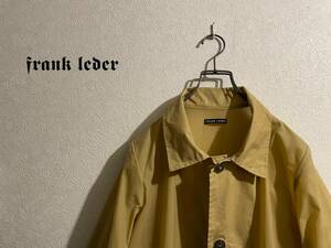 ◯ ドイツ製 FRANK LEDER ワックス コットン ステンカラー コート / フランクリーダー オイルド バルカラー ベージュ XS Mens #Sirchive