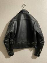 ◯ Vintage HARLEY DAVIDSON シングル ライダース ジャケット / ハーレー ダビッドソン ワンスター レザー トラッカー XS Mens #Sirchive_画像3