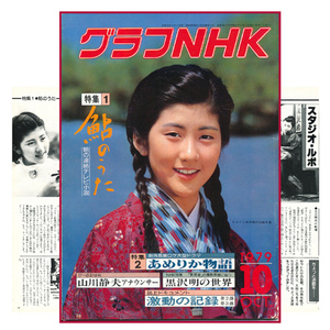 グラフNHK 1979年 鮎のうた 山咲千里 吉永小百合 長浜ロケ 花登筺/あめりか物語/黒澤明 影武者撮影現場/仁保 SLと衛星通信所と/岸本加世子