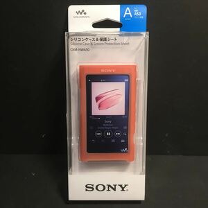  new goods * including postage SONY original WALKMAN A50 silicon case CKM-NWA50 R red hard coating specification protection seat attaching regular price =2068 jpy 
