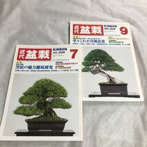 【即決】月刊 近代盆栽　KINBON　2008年7，9月号　近代出版　_画像1