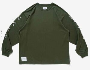 WTAPS 2022 AW LXLXW LS COTTON サイズM OLIVE DRAB DESIGN BLANK INSECT ミリタリ ダブルタップス