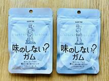 味のしない？ガム 18g 2パック 未開封新品 終売品_画像1